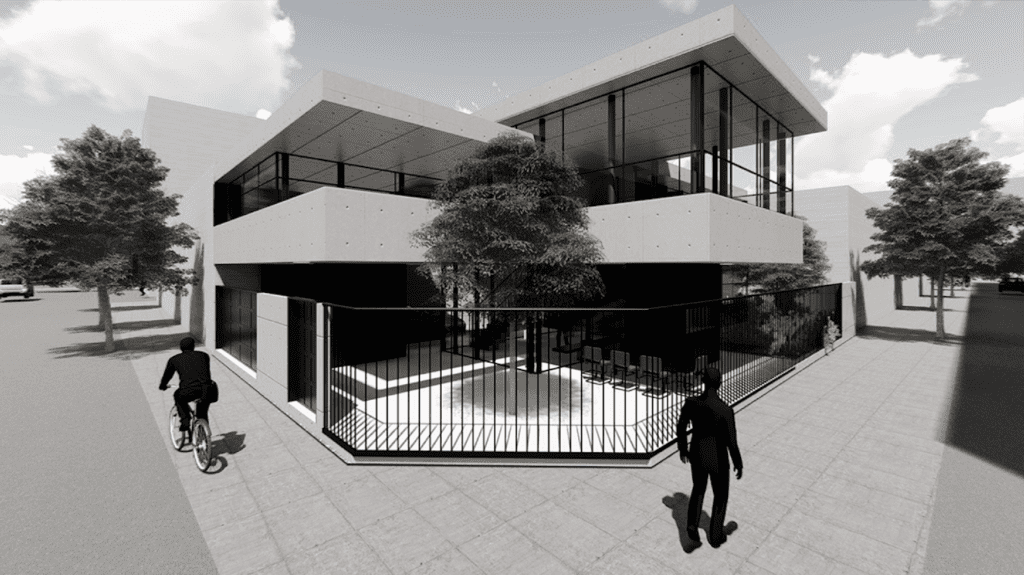 Perspectiva de vivienda en mataderos